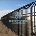 China Anti-theft Top Powder Coated Steel Fence